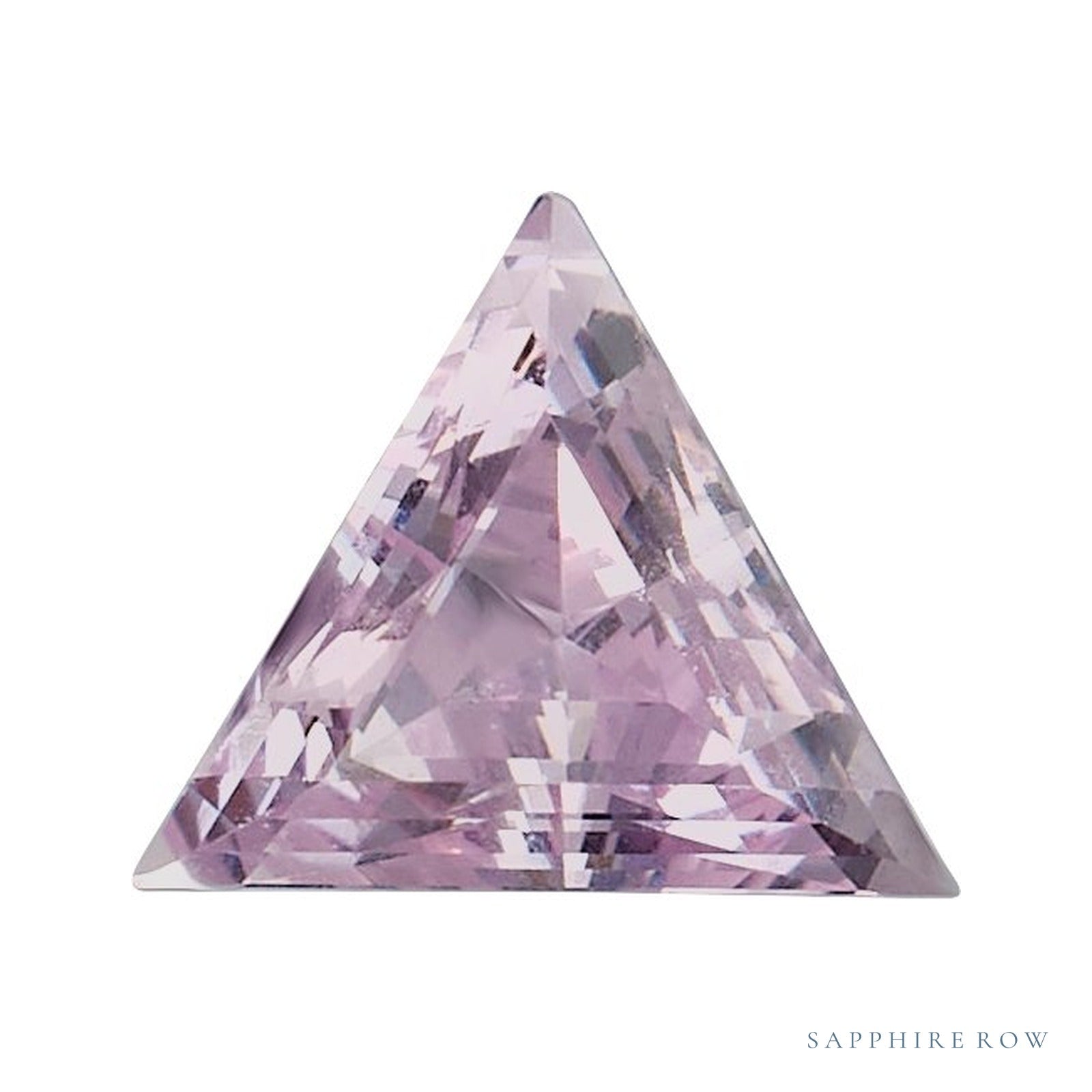 3 mm lab-grown pink sapphire, triangle cut | Sapphire Row · cut4