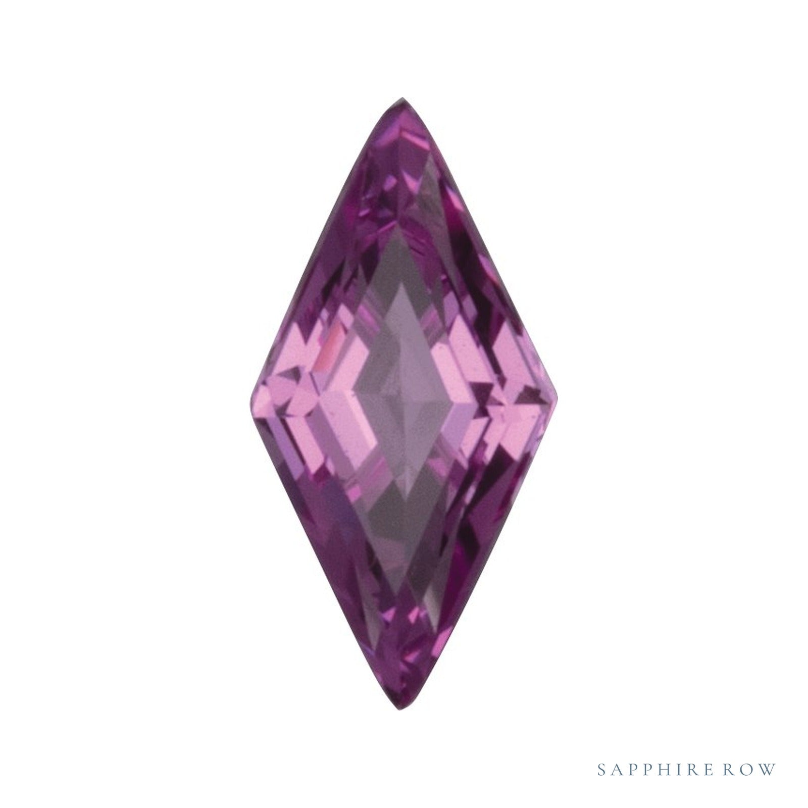 4x2 mm lab-grown pink sapphire, lozenge cut | Sapphire Row · cut4