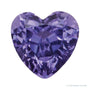 3 mm lab-grown purple sapphire, heart cut | Sapphire Row · cut7