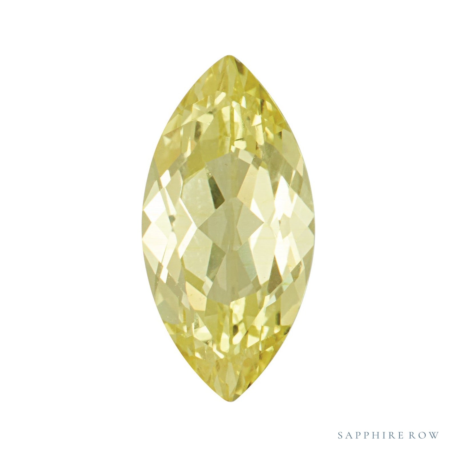 5x3 mm lab-grown yellow sapphire, marquise cut | Sapphire Row · cut4