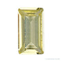 3x2 mm lab-grown yellow sapphire, straight baguette cut | Sapphire Row · cut4