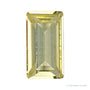 4x3 mm lab-grown yellow sapphire, straight baguette cut | Sapphire Row · cut7