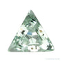3 mm lab-grown mint green sapphire, triangle cut | Sapphire Row · cut4