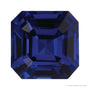 3 mm lab-grown blue sapphire, asscher cut | Sapphire Row · cut7