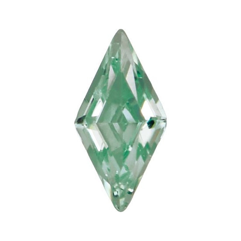 4x2 mm lab-grown mint green sapphire, lozenge cut | Sapphire Row · cut7