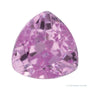 3 mm lab-grown pink sapphire, trillion cut | Sapphire Row · cut7