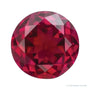 3 mm lab-grown dark red ruby, round cut | Sapphire Row · cut7