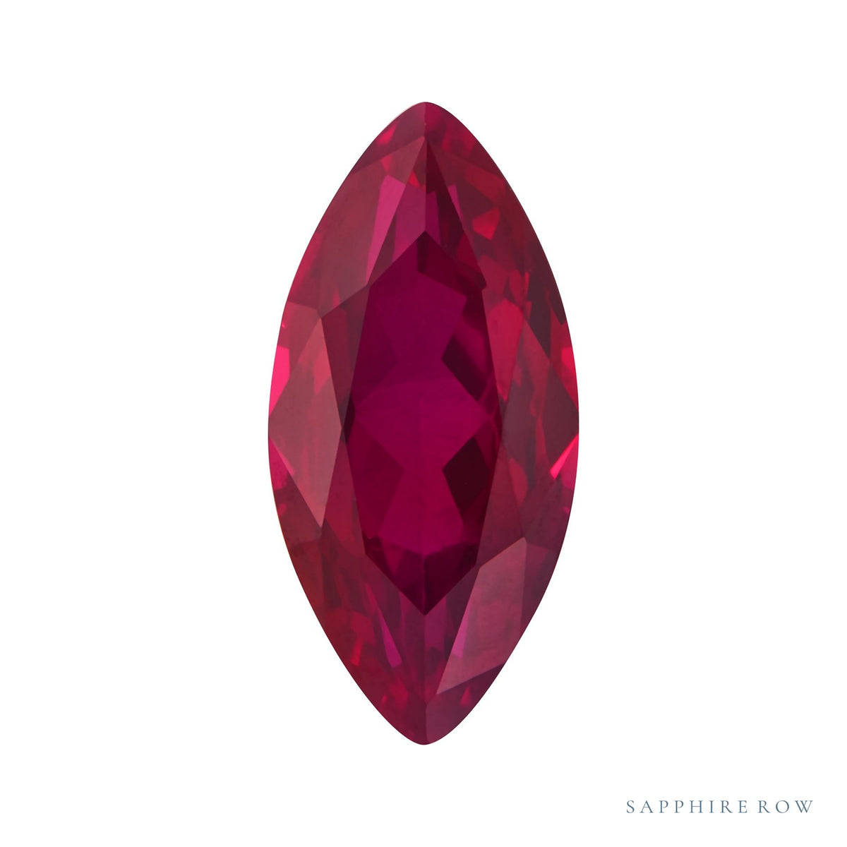 3.5x2 mm lab-grown red ruby, marquise cut | Sapphire Row · cut7