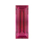 3.5x1.5 mm lab-grown red ruby, straight baguette cut | Sapphire Row · cut7