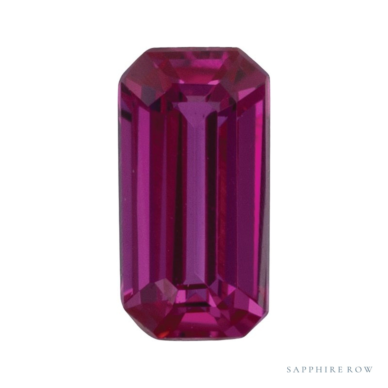 4x2 mm lab-grown red ruby, emerald cut | Sapphire Row · cut4