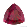 3 mm lab-grown red ruby, trillion cut | Sapphire Row · cut7