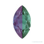 3.5x1.5 mm lab-grown color change alexandrite, marquise cut | Sapphire Row · cut7