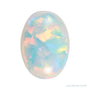 5x3 mm lab-grown white opal, oval cut | Sapphire Row · cut7