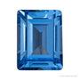 4x1.5 mm lab-grown blue spinel, straight baguette cut | Sapphire Row · cut7