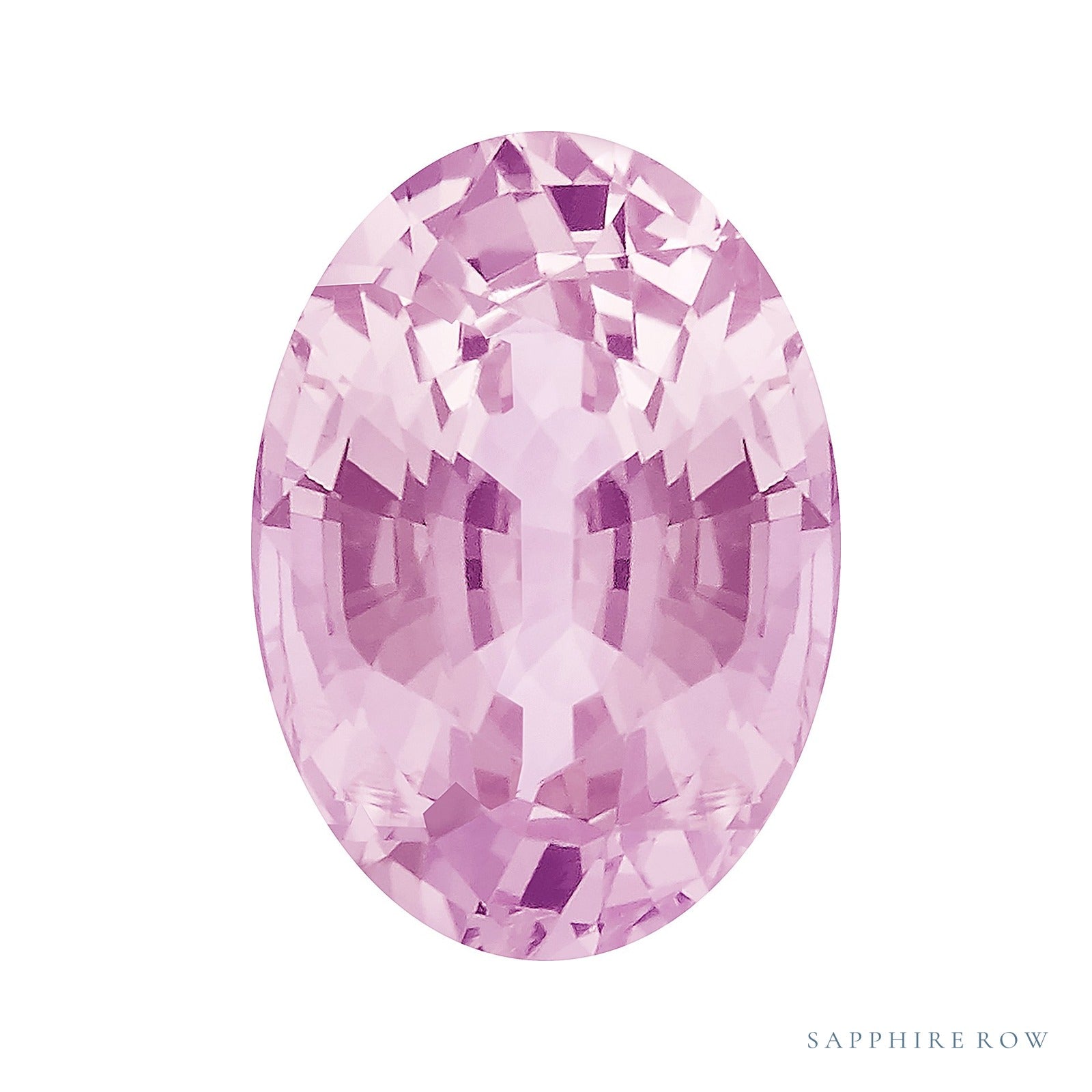 4x3 mm natural pink sapphire, oval cut | Sapphire Row · cut4