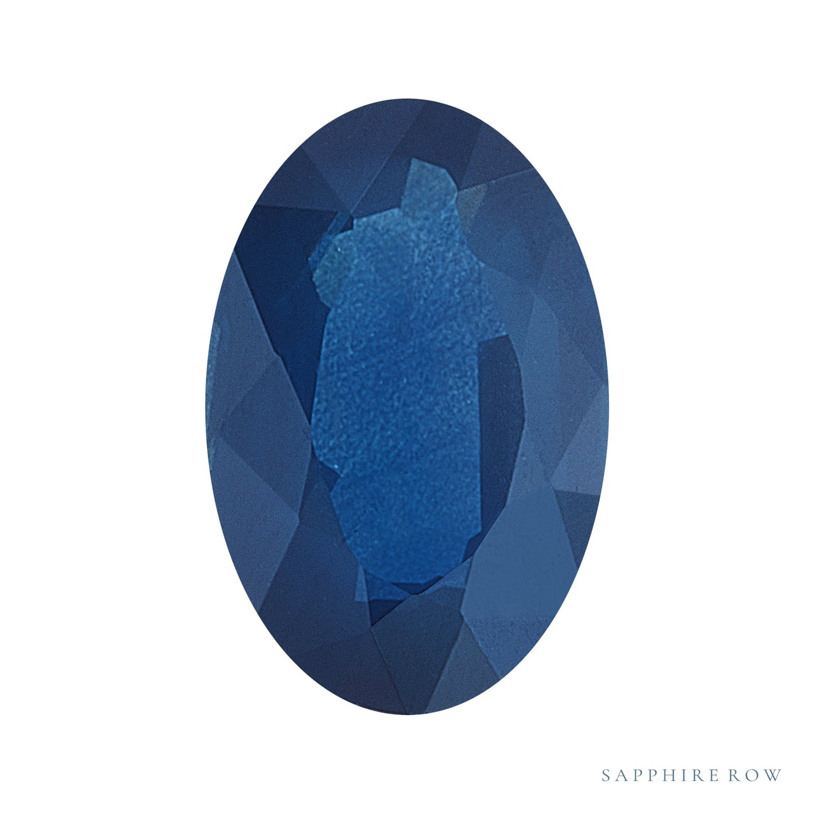 5x4 mm natural blue sapphire, oval cut | Sapphire Row · cut4
