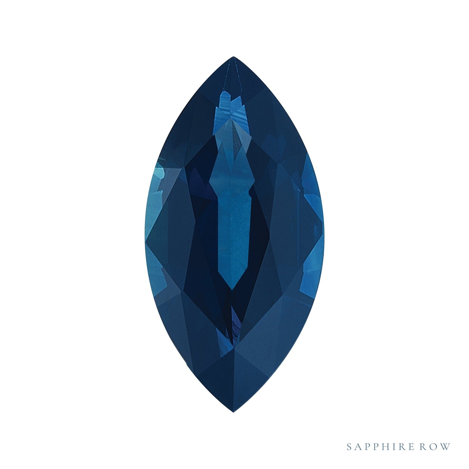 4.5x2.5 mm natural blue sapphire, marquise cut | Sapphire Row · cut4