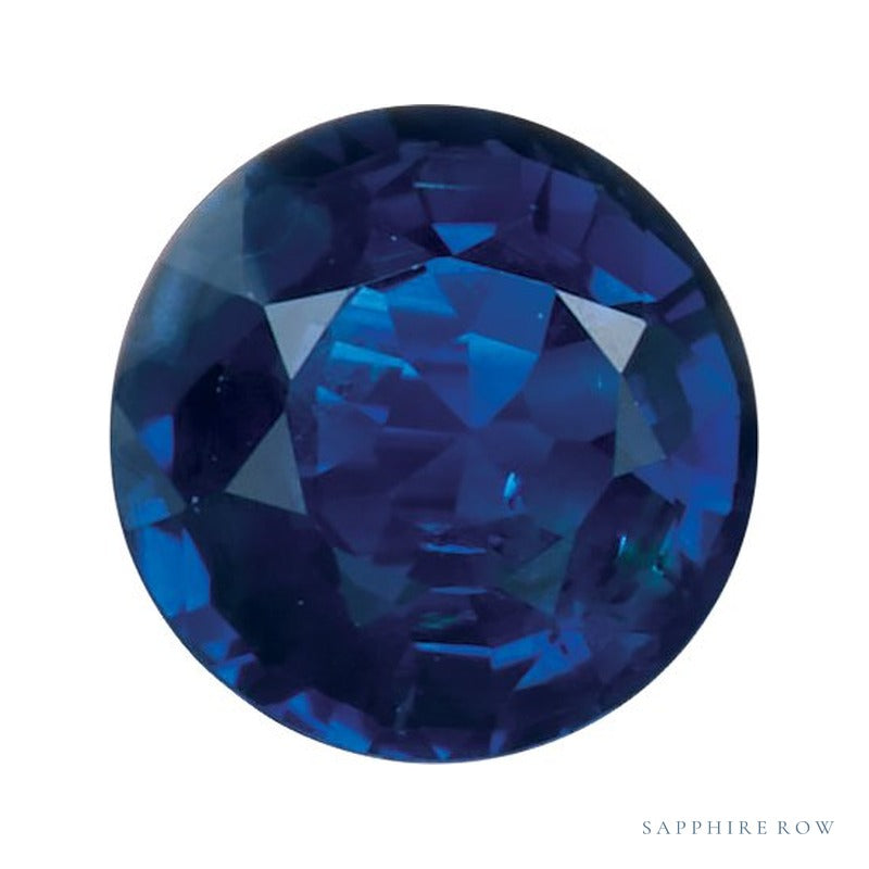 4 mm natural blue sapphire, round cut | Sapphire Row · cut7
