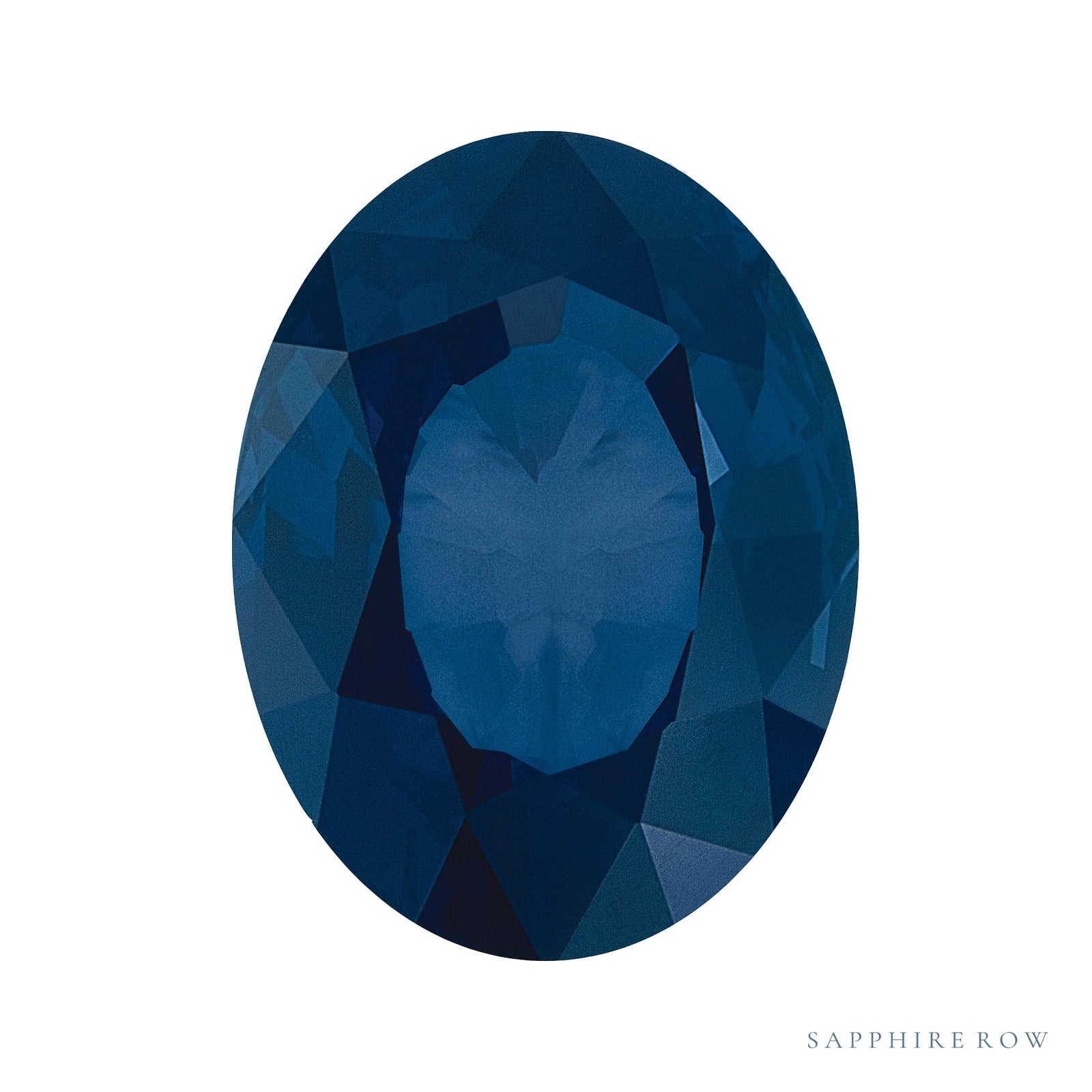 5x3 mm natural blue sapphire, oval cut | Sapphire Row · cut4