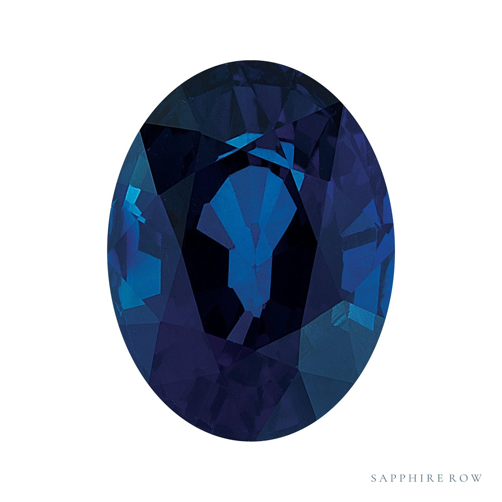 4x3 mm natural blue sapphire, oval cut | Sapphire Row · cut4