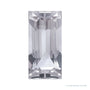 4x2 mm natural white sapphire, straight baguette cut | Sapphire Row · cut4