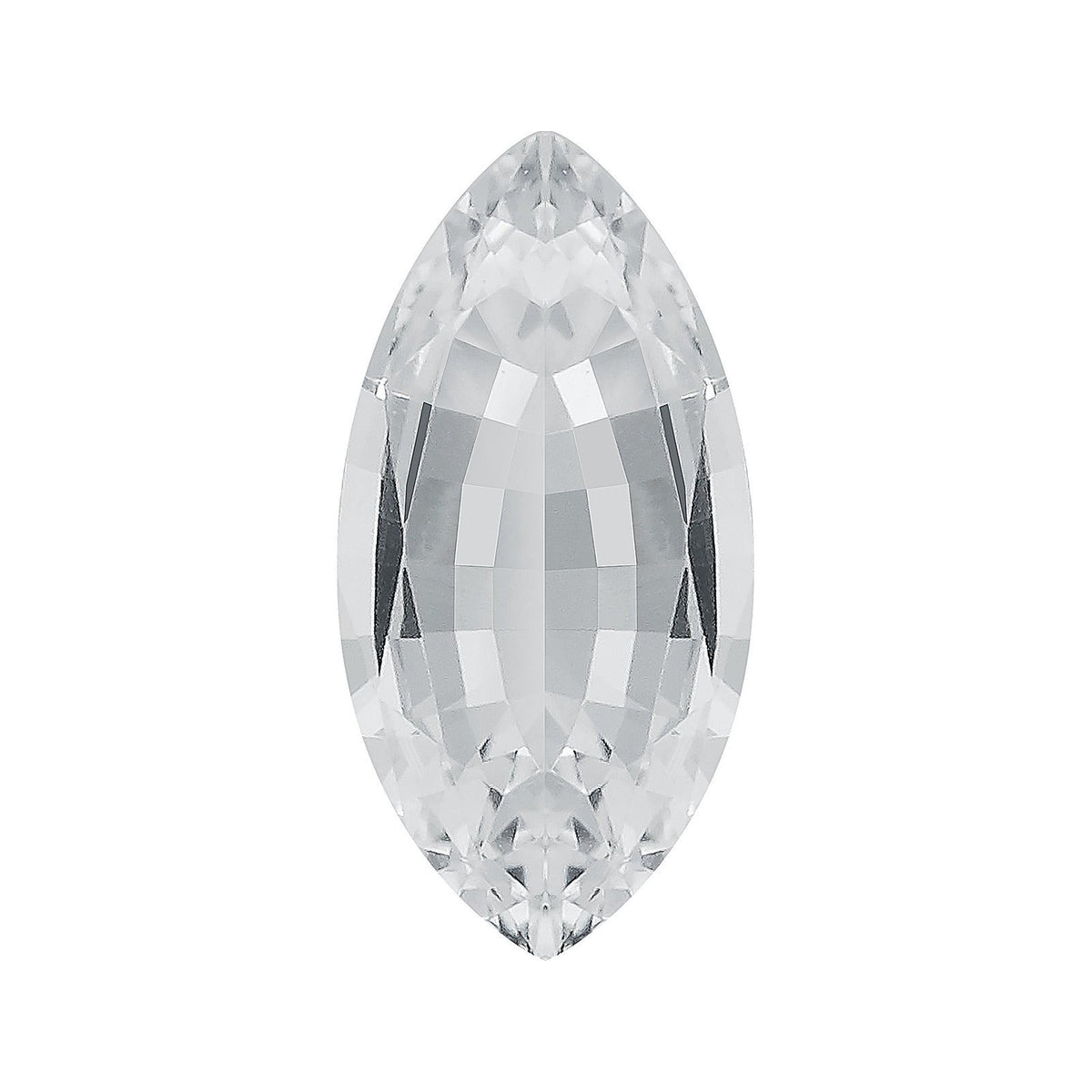 4.5x2.5 mm natural white sapphire, marquise cut | Sapphire Row · cut7