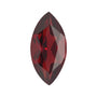 12x6 mm natural dark orange red mozambique garnet, marquise cut | Sapphire Row · cut7