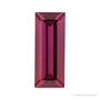 5x2 mm natural purplish red rhodolite garnet, straight baguette cut | Sapphire Row · cut4