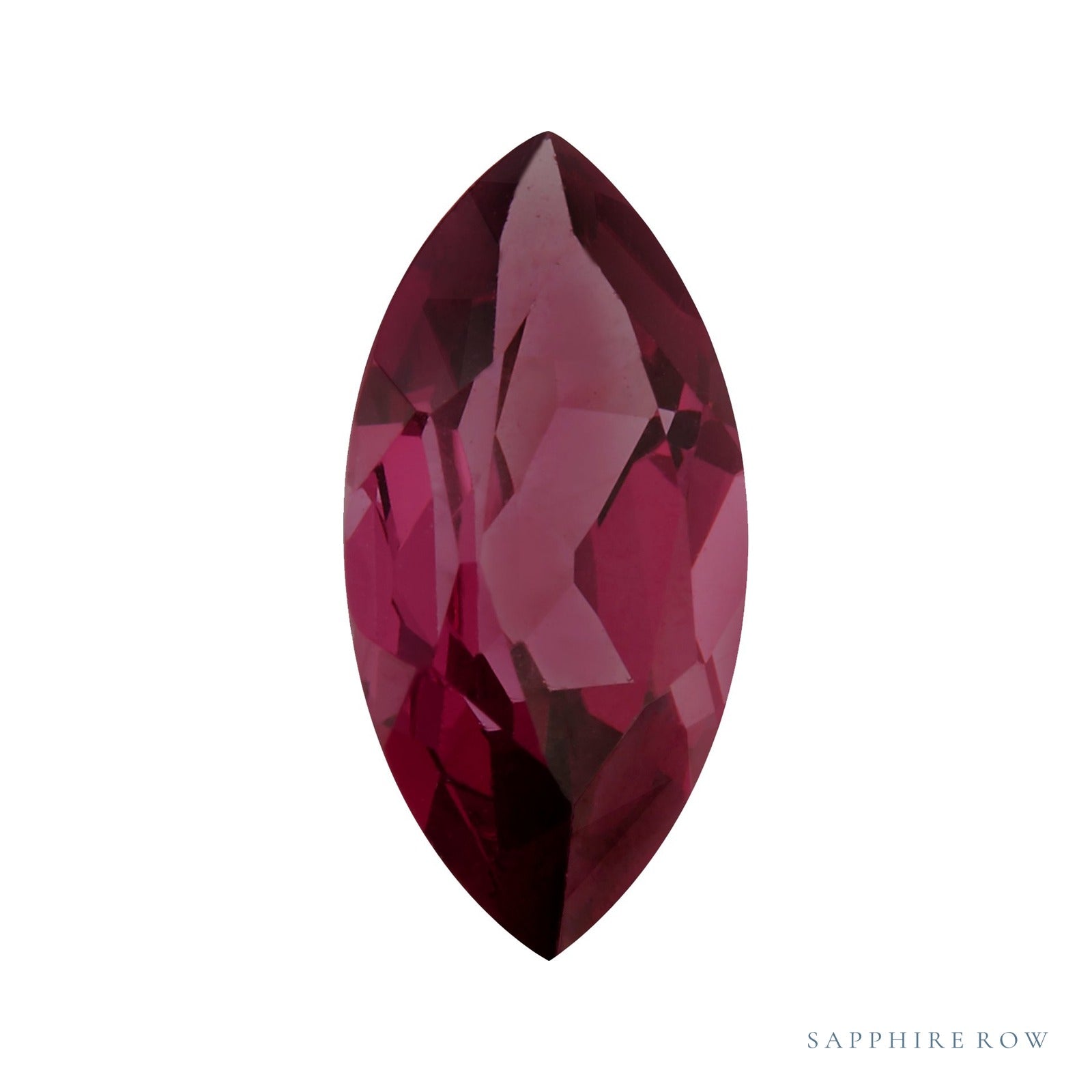 4x2 mm natural purplish red rhodolite garnet, marquise cut | Sapphire Row · cut4