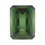 5x3 mm natural green tourmaline, emerald cut | Sapphire Row · cut7