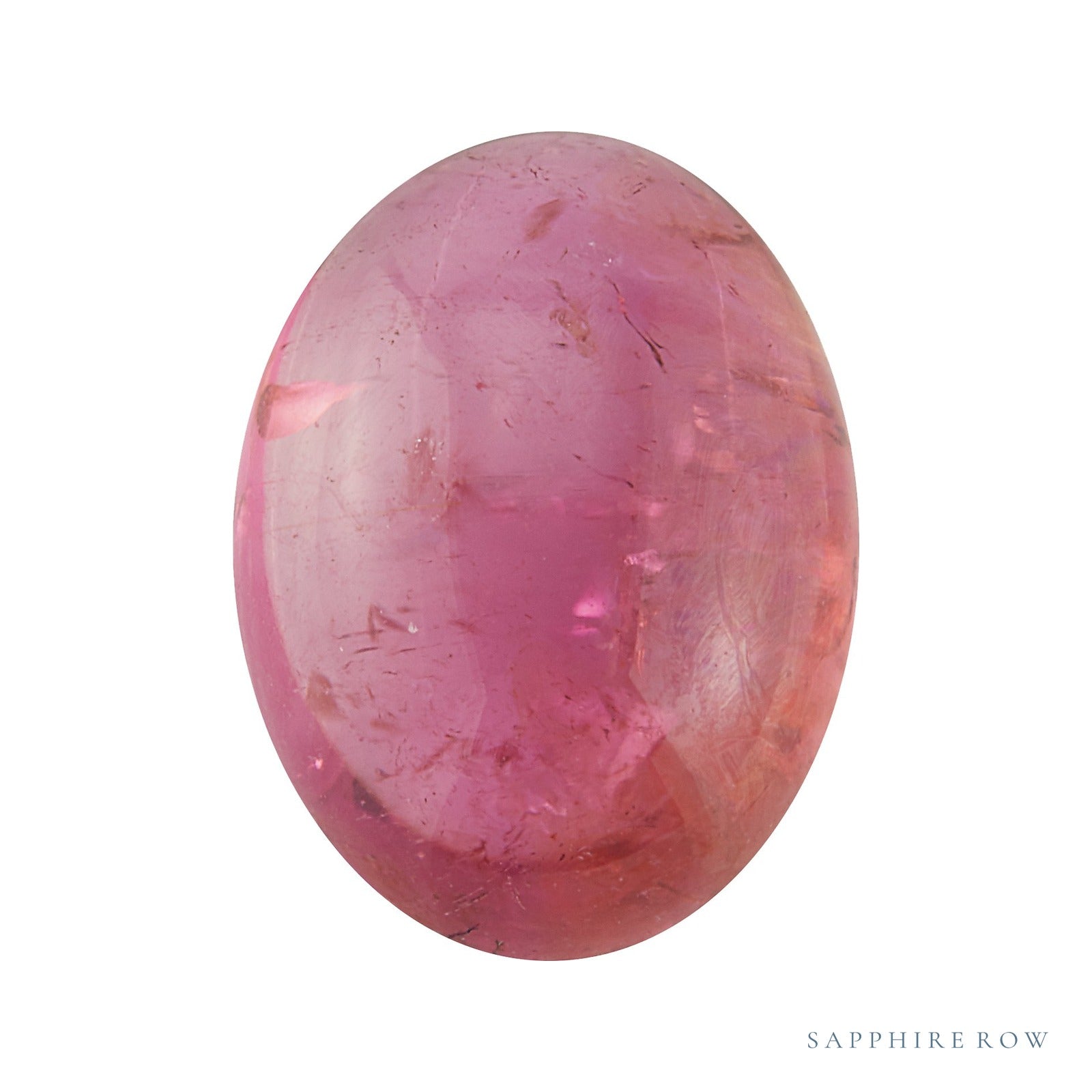 5x3 mm natural pink tourmaline, oval cut | Sapphire Row · cut4