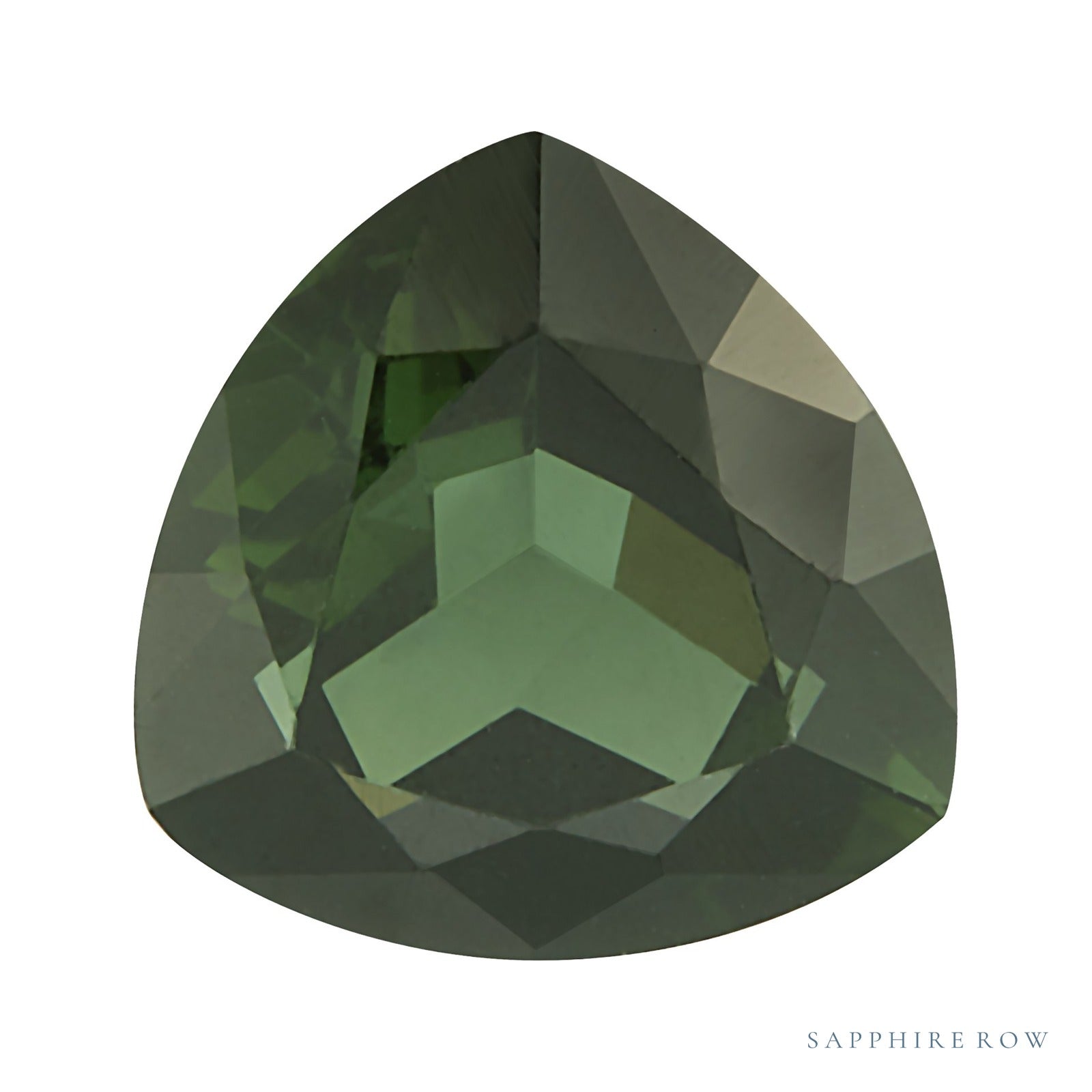 4 mm natural green tourmaline, trillion cut | Sapphire Row · cut4