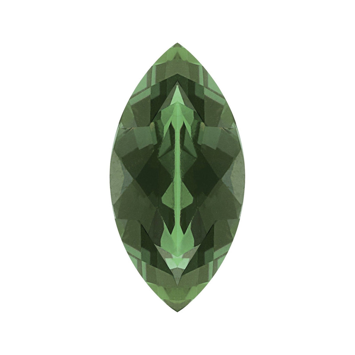 5x2.5 mm natural green tourmaline, marquise cut | Sapphire Row · cut7