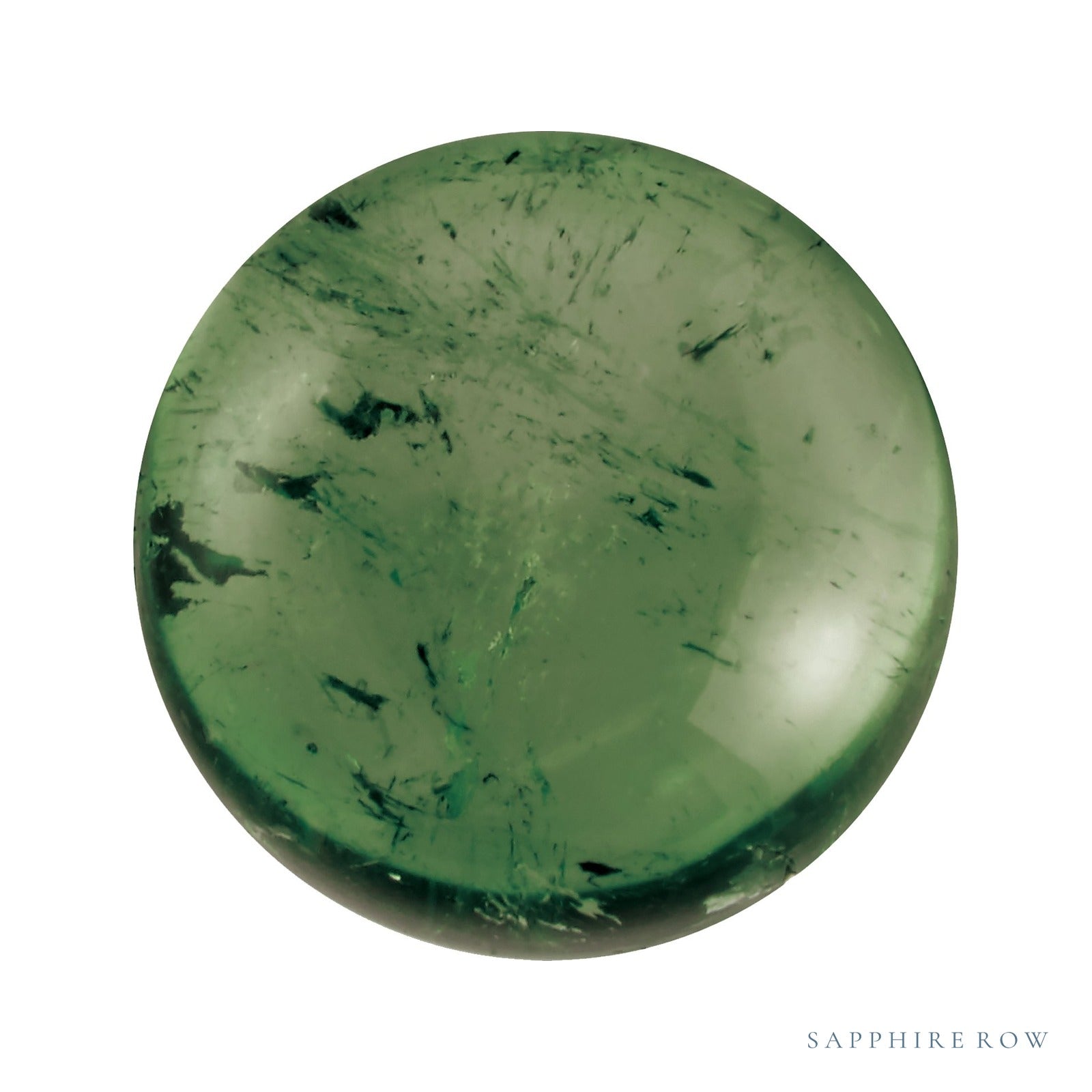 4 mm natural green tourmaline, round cut | Sapphire Row · cut7