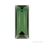 4x2 mm natural green tourmaline, straight baguette cut | Sapphire Row · cut4