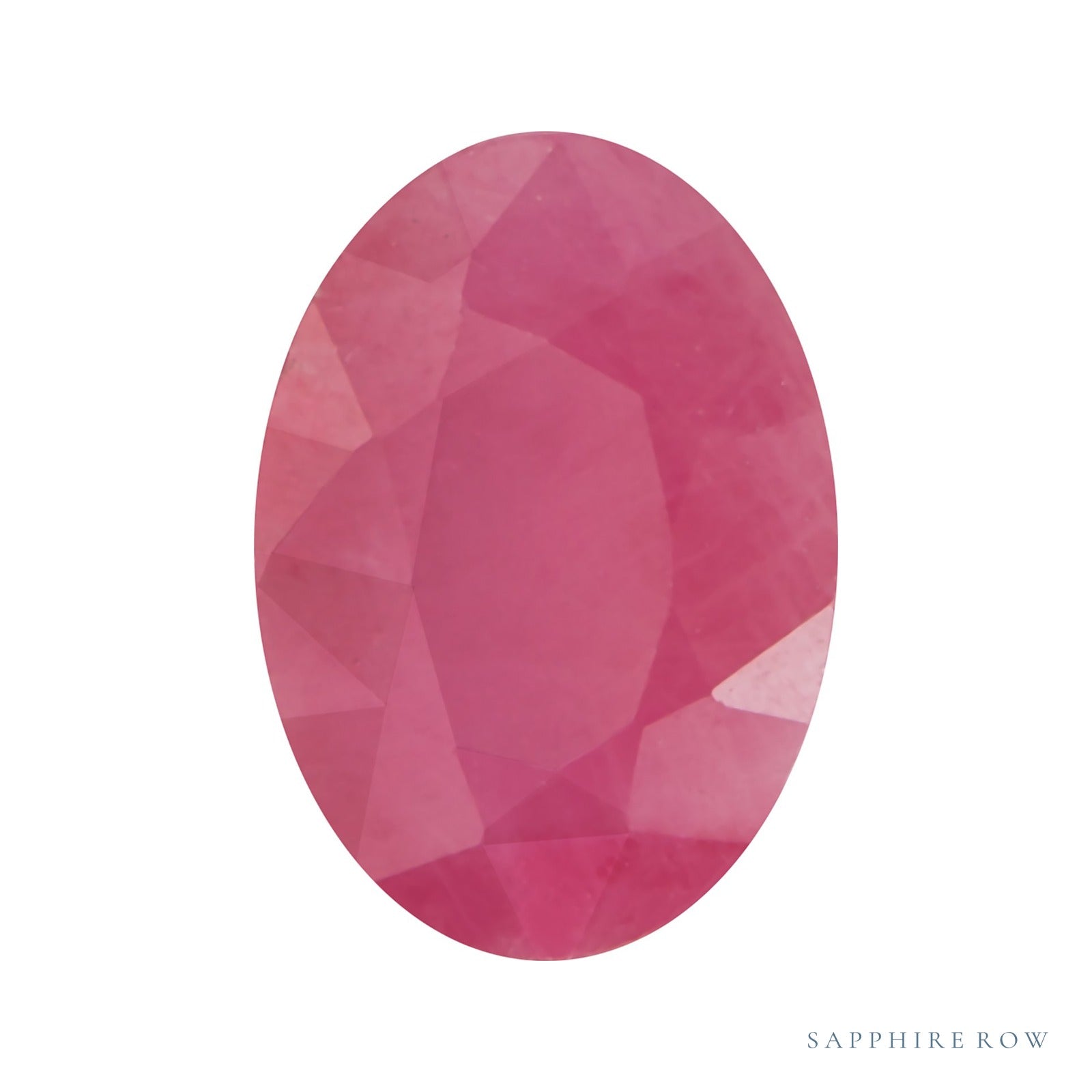4x3 mm natural red ruby, oval cut | Sapphire Row · cut4
