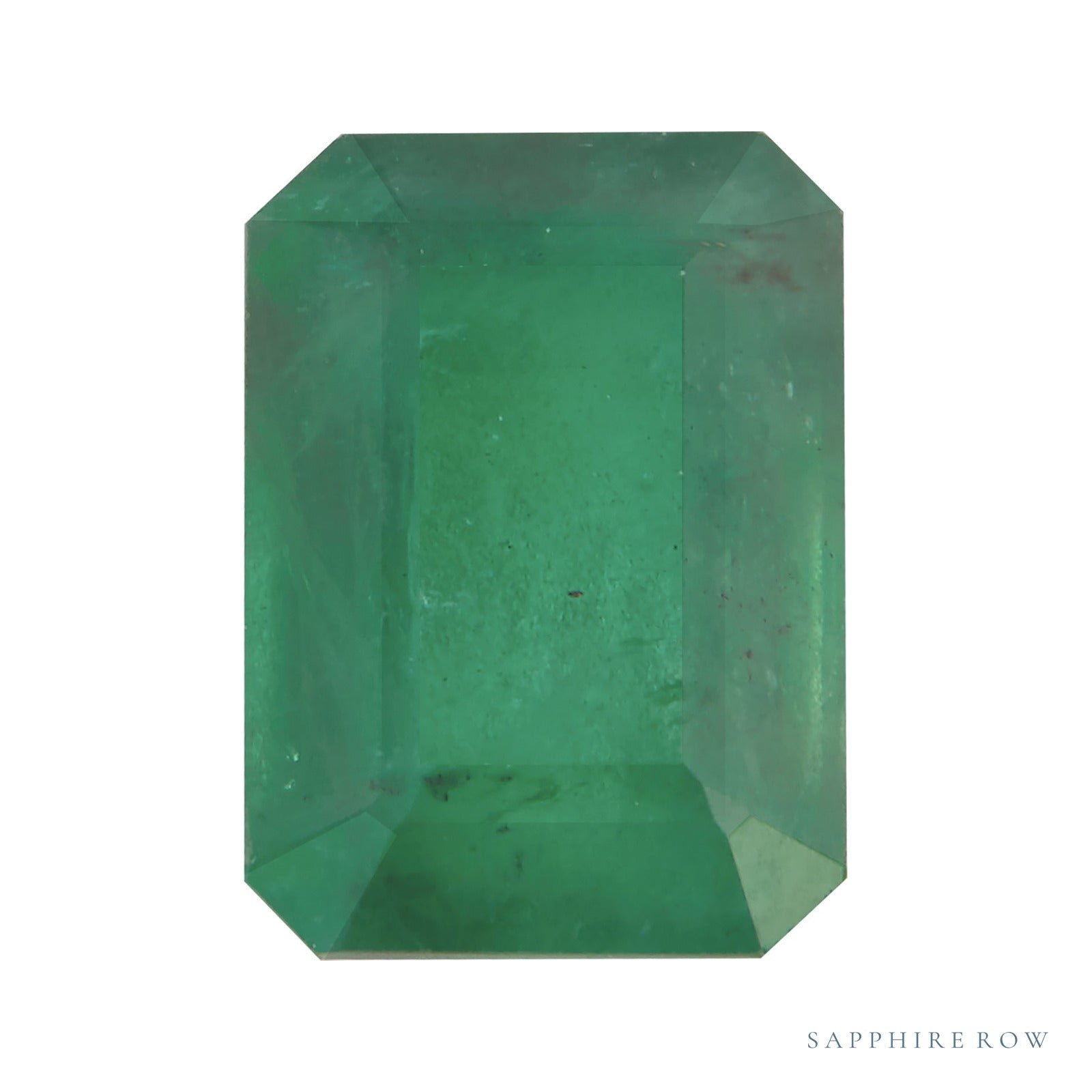 6x4 mm natural green emerald, emerald cut | Sapphire Row · cut4