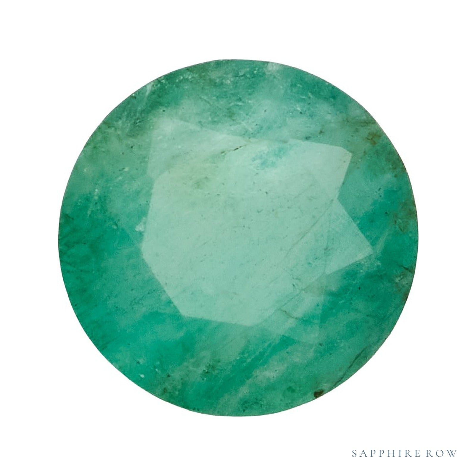 4 mm natural green emerald, round cut | Sapphire Row · cut4