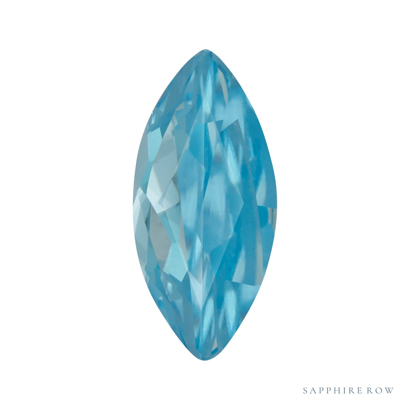8x4 mm natural swiss blue topaz, marquise cut | Sapphire Row · cut7