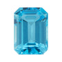 5x3 mm natural swiss blue topaz, emerald cut | Sapphire Row · cut7