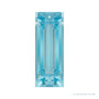 8x4 mm natural swiss blue topaz, straight baguette cut | Sapphire Row · cut4