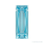 8x4 mm natural swiss blue topaz, straight baguette cut | Sapphire Row · cut7
