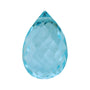 8x5 mm natural sky blue topaz, briolette cut | Sapphire Row · cut7