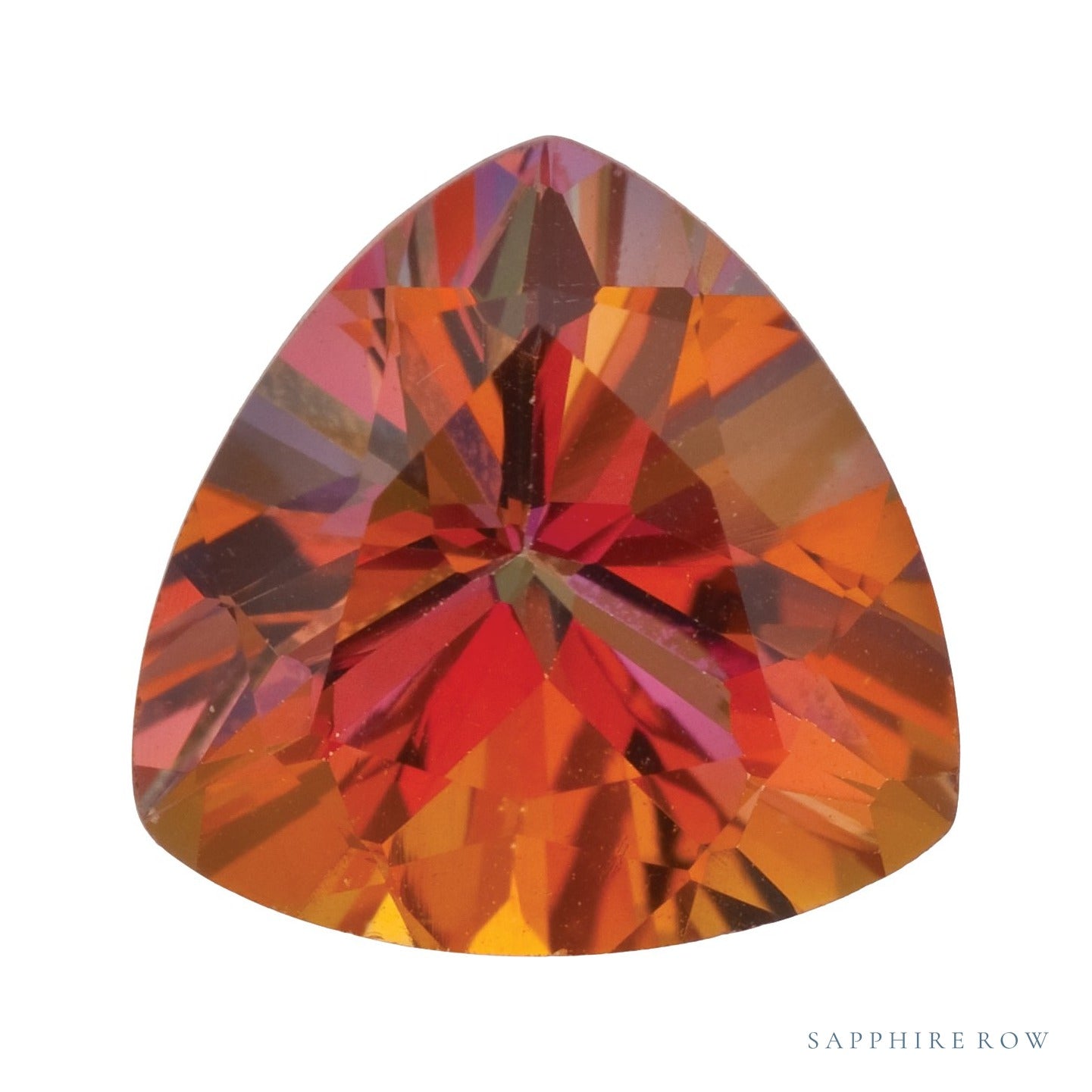 9 mm natural sunrise mystic topaz, trillion cut | Sapphire Row · cut7