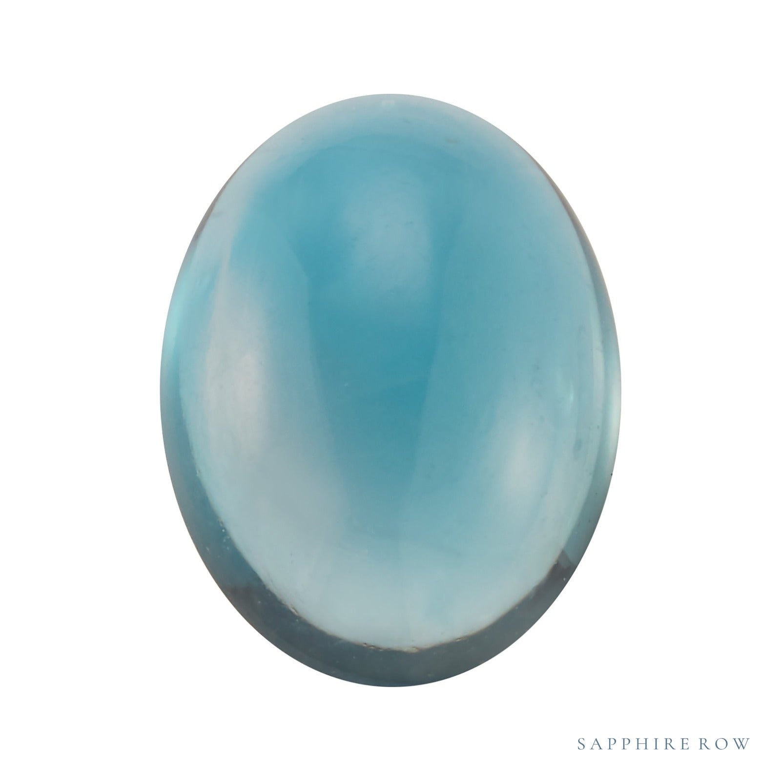 6x4 mm natural london blue topaz, oval cut | Sapphire Row · cut4