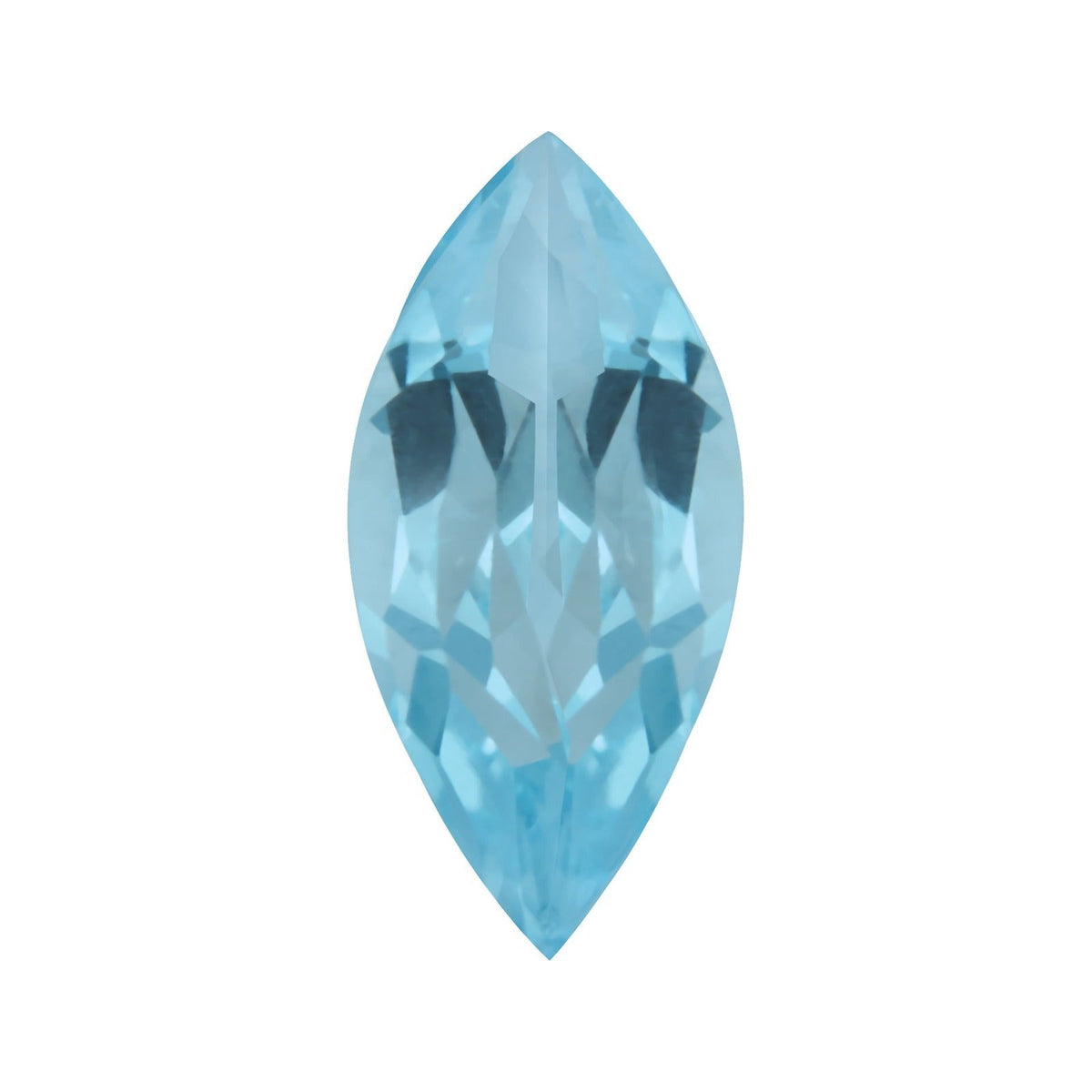 12x6 mm natural sky blue topaz, marquise cut | Sapphire Row · cut7