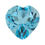 6 mm natural swiss blue topaz, heart cut | Sapphire Row · cut7