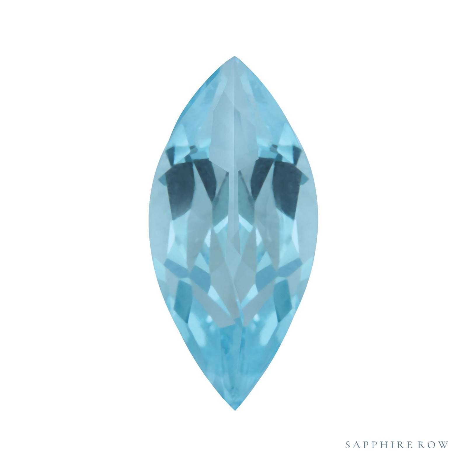 8x4 mm natural sky blue topaz, marquise cut | Sapphire Row · cut7