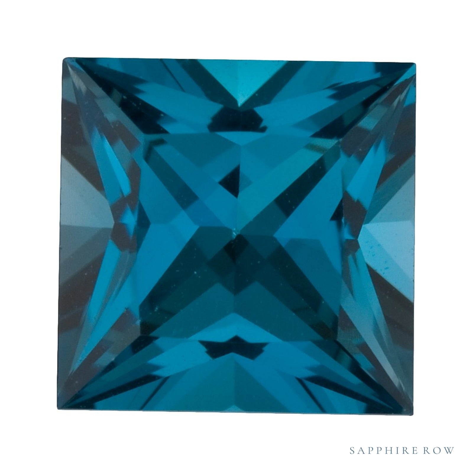 4.5 mm natural london blue topaz, square cut | Sapphire Row · cut4