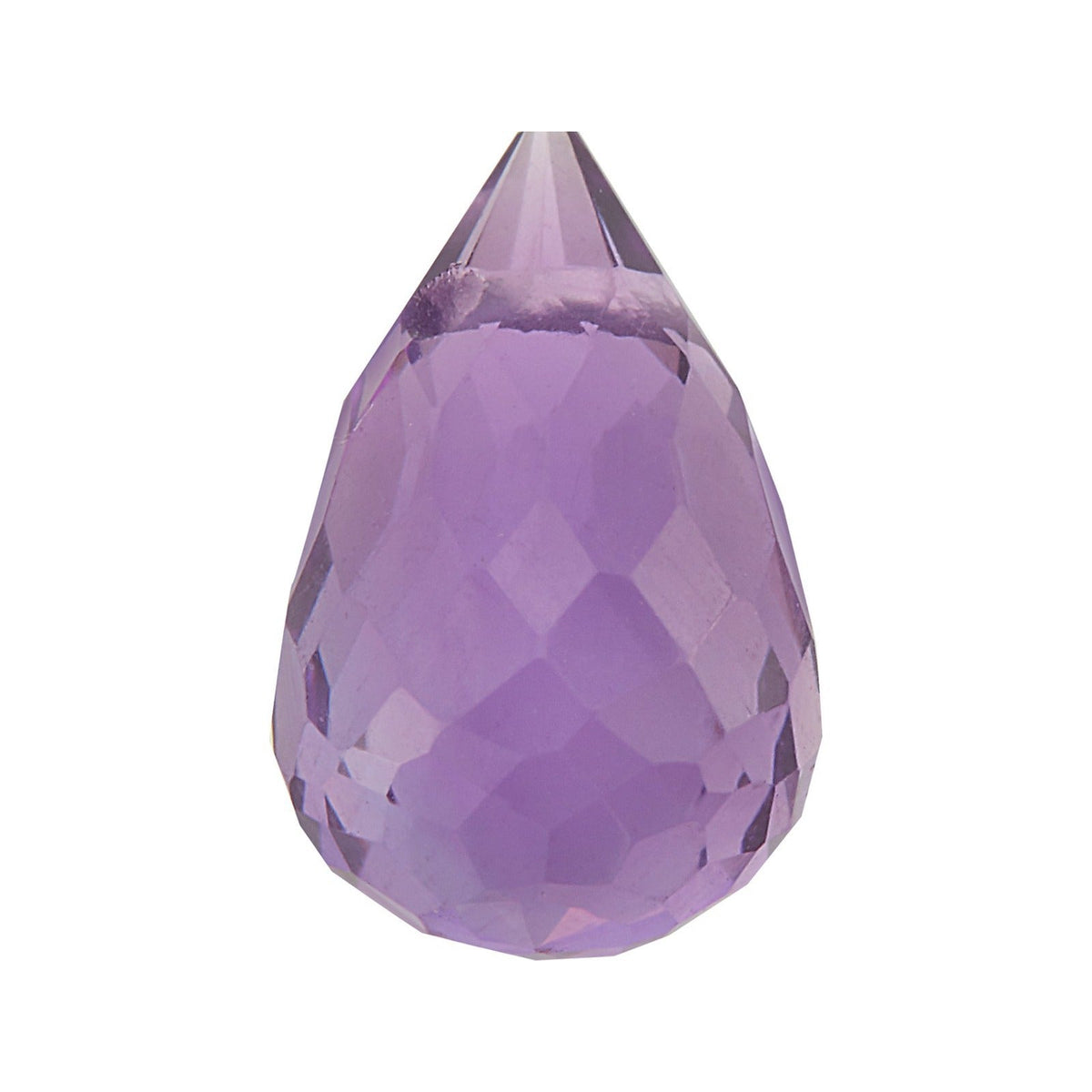 6x4 mm natural purple amethyst, briolette cut | Sapphire Row · cut7